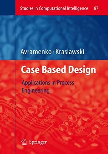 Case Based Design Applications in Process Engineering Kindle Editon