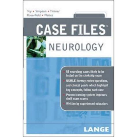 Case Files Neurology LANGE Case Files Doc