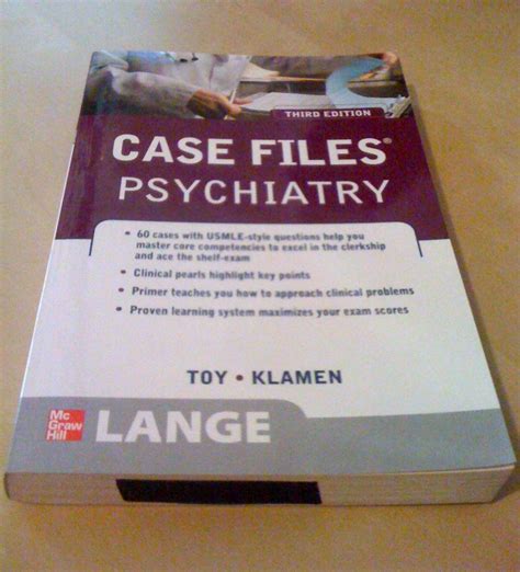 Case Files Psychiatry Third Edition LANGE Case Files 3th third Edition Reader