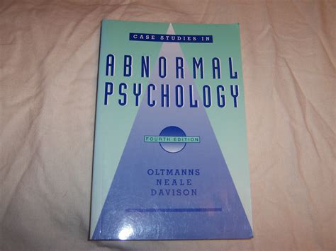 Case Studies in Abnormal Psychology 4th Edition Reader