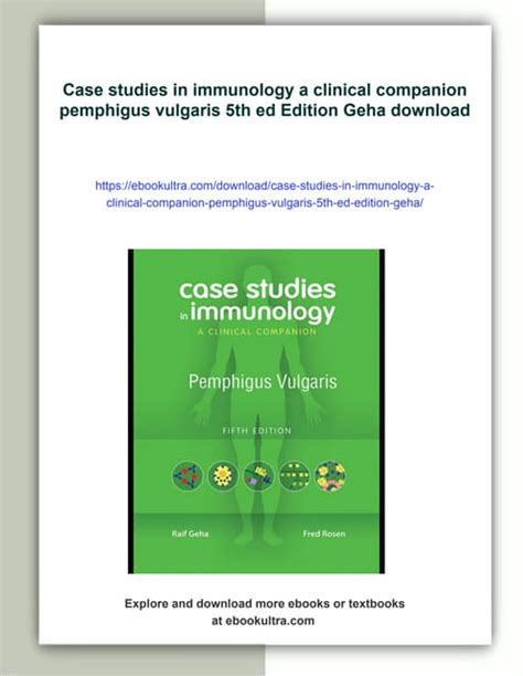 Case Studies in Immunology A Clinical Companion 5th Revised Edition Reader