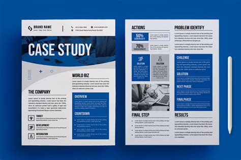 Case Study Template Design