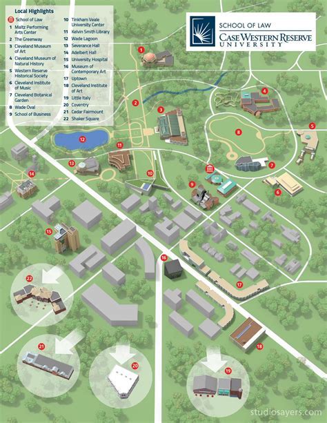 Case Western Reserve Map: A Comprehensive Guide to the University and Its Surroundings