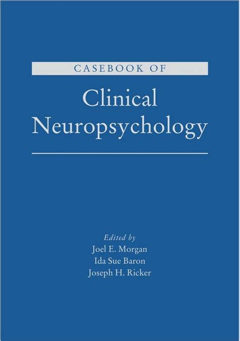 Casebook.of.Clinical.Neuropsychology Ebook PDF