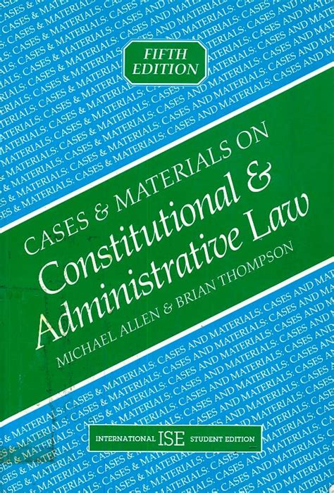 Cases and Materials on Constitutional and Administrative Law Doc