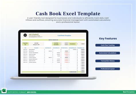 Cash Book Xls Template