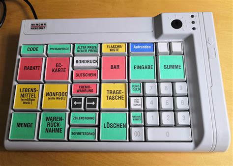 Cash Register Keyboard Template Printable
