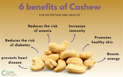 Cashew Consumption and Health Benefits