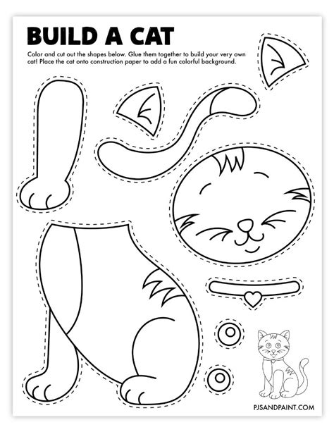 Cat Cut Out Printable