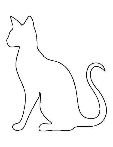Cat Drawing Template