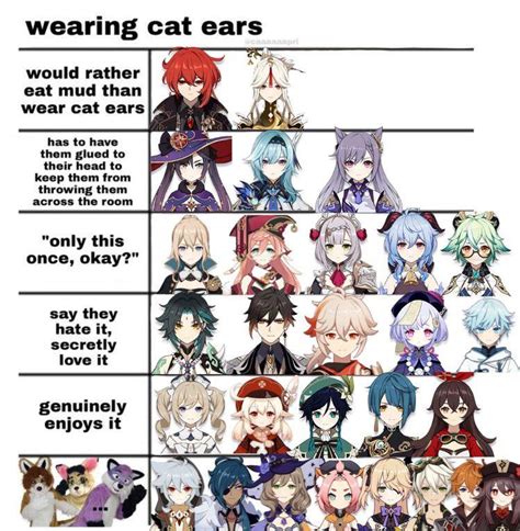 Cat Ears: A Guide to the Best Cat Ears in Genshin Impact for Male Characters