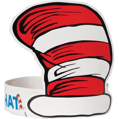 Cat In The Hat Printable Hat