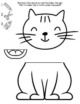 Cat Puppet Printable