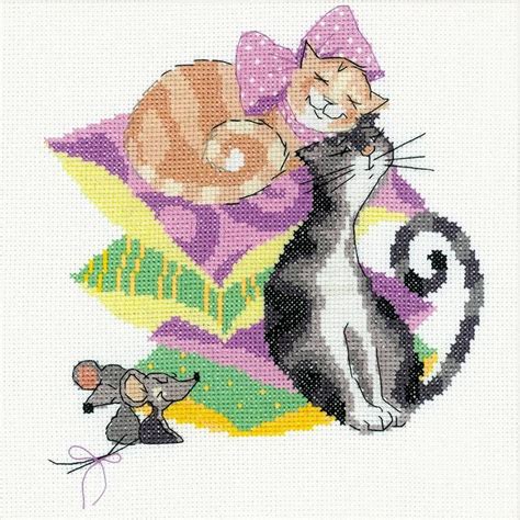 Cat and Mouse Cross Stitch Design Originals 1017 PDF