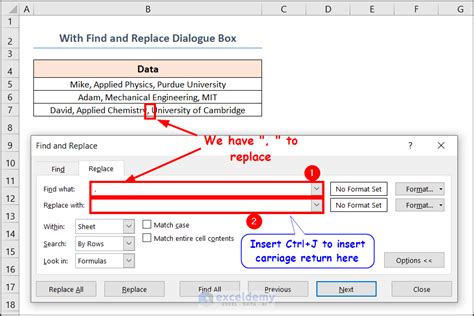 Catalog Merge Insert Carriage Return If Then Else