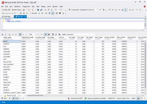 Catalog Tables In Oracle That Are Public