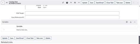Catalog Variables Not Showing In Sctask