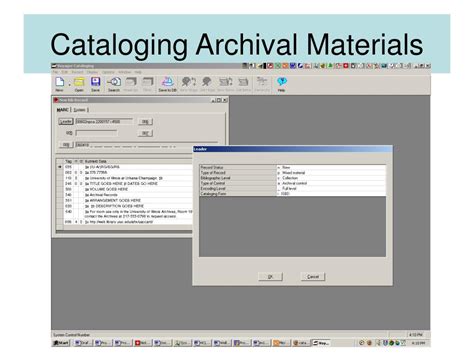 Cataloging Archival Materials