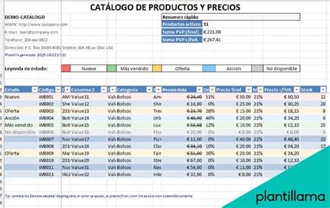 Catalogo Con Precios