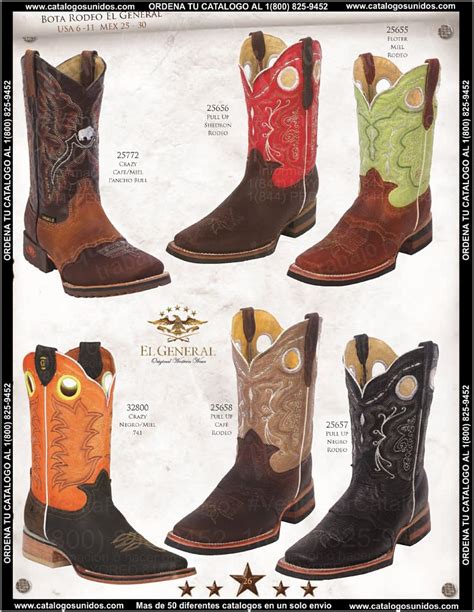 Catalogo De Botas El General 2015