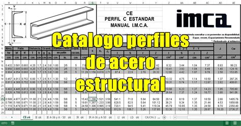 Catalogo Perfiles De Acero Estructural Peru