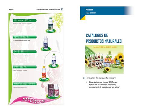 Catalogo Productos Naturales