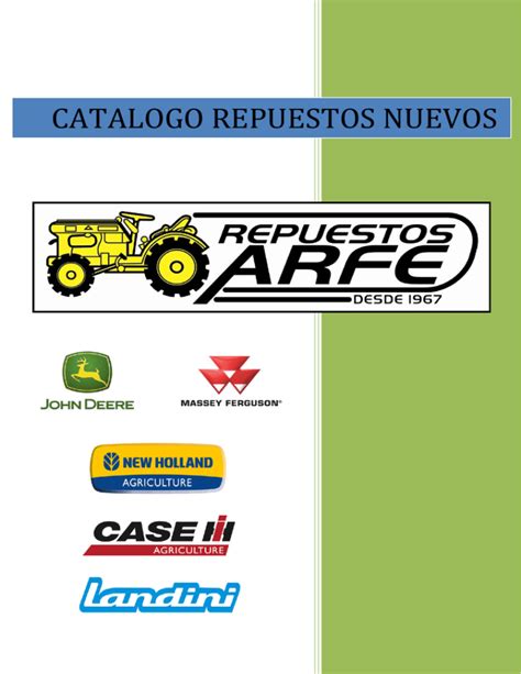 Catalogo Repuestos Nuevo -   Repuestos Arfe     - Ford 4600 Manual Pdf Ebook Epub