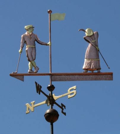Catalogs With Old Man And Woman Weathervane