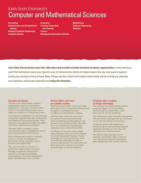 Catalogue Iowa State University Computer Science