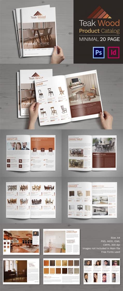 Catalogue Template Psd