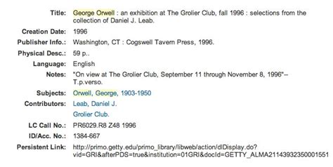 Catalogue Uk Primo Library Libweb Action Dl Display