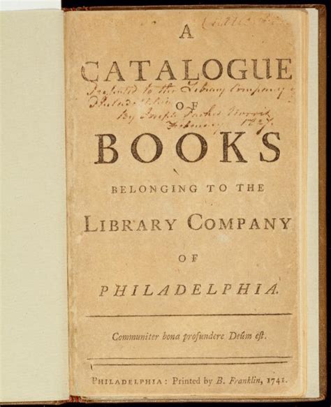 Catalogue of Books Belonging to the Library PDF