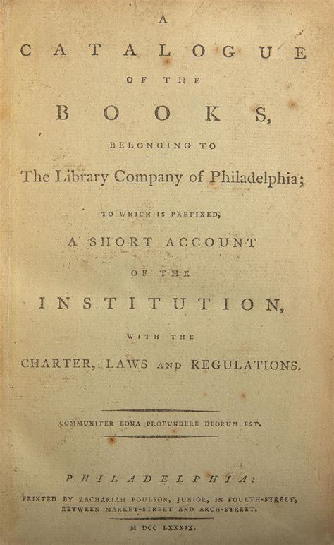 Catalogue of Books Belonging to the Library PDF