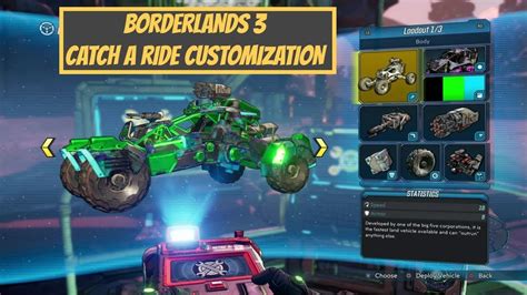 Catch a Ride Borderlands: A Comprehensive Guide to Vehicle Customization and Acquisition