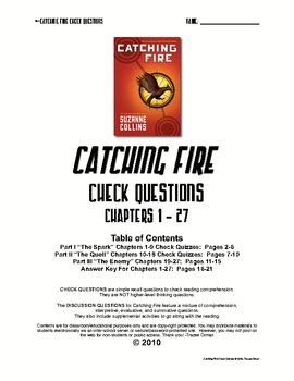 Catching Fire Check Questions Tracee Orman Answers PDF