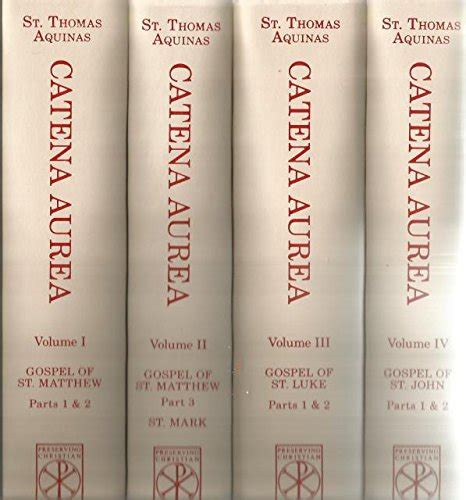 Catena Aurea Complete 4 Volume Set PDF