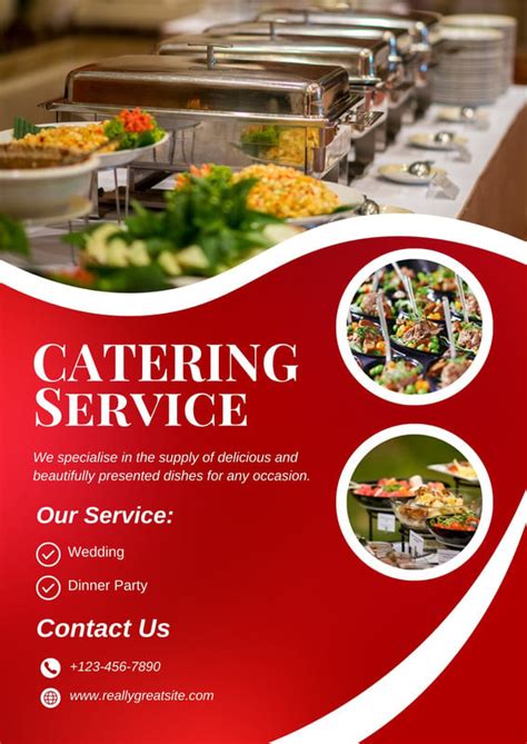 Catering Services Flyer Templates