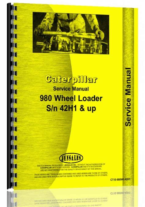 Caterpillar 980 Wheel Loader Service Manual Ebook Epub