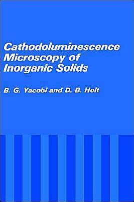 Cathodoluminescence Microscopy of Inorganic Solids PDF