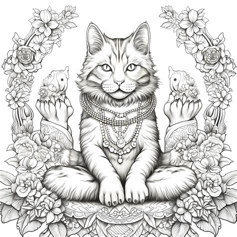 Cats Coloring for Mindfulness Doc