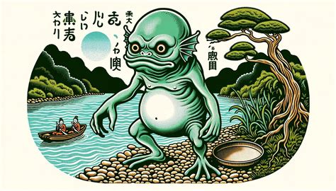 Cauldron Kappa: The Mysterious Aquatic Yokai of Japanese Folklore