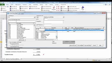 Cch Engagement Training Create Workpaper Template For Tax