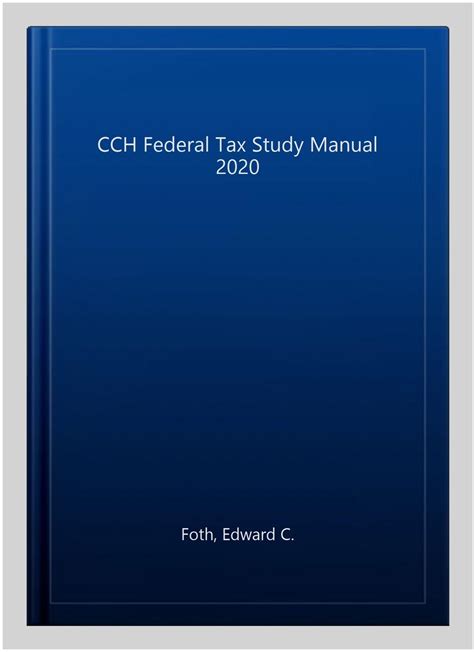 Cch Federal Tax Study Manual Solution Manual Ebook Doc