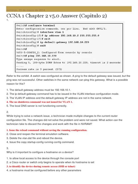 Ccna 1 Chapter 2 Answers Reader