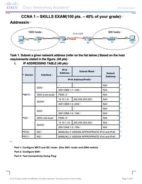 Ccna 1 Skills Exam Answers 2012 Reader