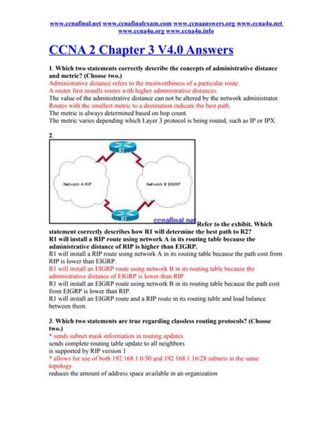 Ccna 2 Chapter 3 Answers 2012 PDF