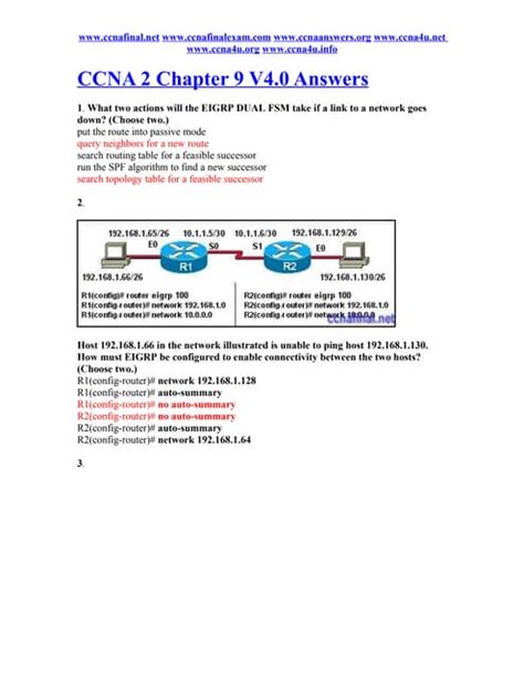 Ccna 2 Chapter 9 Answers PDF