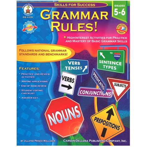 Cd 4339 Grammar Rules Grades 5 6 Answer Key Ebook Kindle Editon