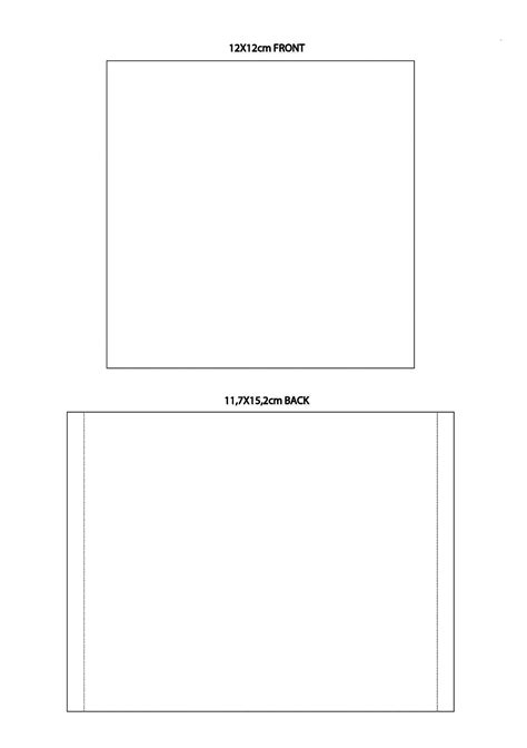 Cd Case Template