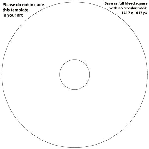 Cd Disk Label Template